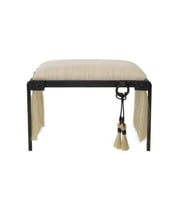 مقعد نسيج بقواعد معدنيه