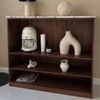 ركن خشب بسطح رخام ايطالي