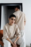 تيشيرت كلاسيك بيج - Beige Classic T-Shirt