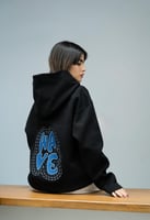 بلوفر ويف أسود - Black Wave Hoodie