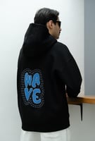 بلوفر ويف أسود - Black Wave Hoodie