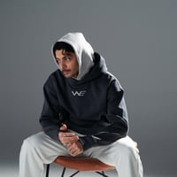 بلوفر دبل كاب رمادي - Grey Double Cap Hoodie