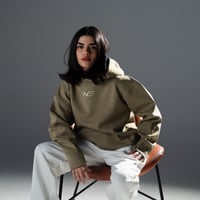 بلوفر دبل كاب زيتي فاتح - Light Green Double Cap H...