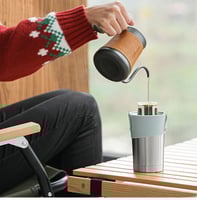 كوب قهوة بغطاء من MHW-3BOMBER سعة 330 مل