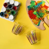 كوب قهوة زجاجي من MHW-3BOMBER ملون - 130 مل