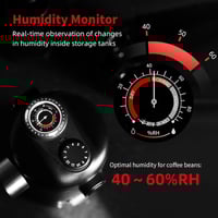 حافظة قهوة MHW-3BOMBER مع مراقب رطوبة - أسود 250 ج...