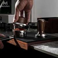 ربلة كبس القهوة الخشبية بحواف زاوية من Muvna