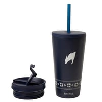 كوب رشفة سوداء ويف M25 حافظ للحرارة والبرودة - لون...