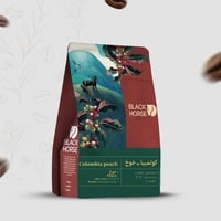 قهوة الخيل الأسود خوخ كولومبيا لاهوائي