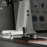 ربلة كبس القهوة الخشبية بحواف زاوية من Muvna