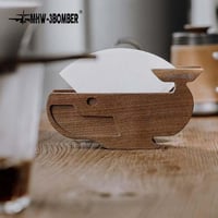 حامل فلاتر ورقية من MHW-3BOMBER شكل حوت