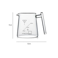 سيرفر قهوة زجاجي من MUVNA - سعة 500 مل