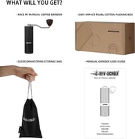 مطحنة قهوة يدوية MHW-3BOMBER M1 – ستانلس ستيل