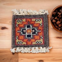 قطعة سجاد كشميري صناعة يدوي 14*14 تقريبا