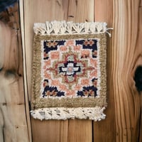 قطعة سجاد كشميري صناعة يدوي 14*14 تقريبا