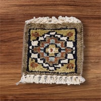 قطعة سجاد كشميري صناعة يدوي 14*14 تقريبا