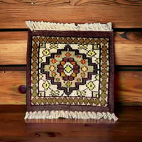 قطعة سجاد كشميري صناعة يدوي 30*30 تقريبا