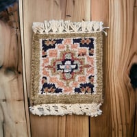 قطعة سجاد كشميري صناعة يدوي 14*14 تقريبا