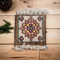 قطعة سجاد كشميري صناعة يدوي 14*14 تقريبا