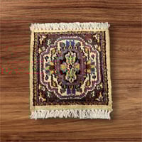 قطعة سجاد كشميري صناعة يدوي 30*30 تقريبا