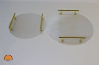 طقم صحون تقديم اكريليك