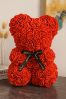 دبدوب ورد صناعي فاخر مع صندوق شفاف