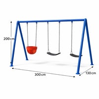 مرجيحة أطفال ثلاثية 3 مقاعد