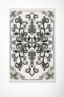 سجادة زخرفية بنقوش فنية متناسقة