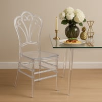 كرسي أكريليك شفاف بتصميم فاخر