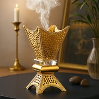 مبخرة ذهبية فاخرة بتصميم ملكي