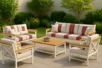 طقم كراسي حديد 7 أشخاص