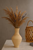 فازة فخار تراثية كبيرة للديكور اليدوي