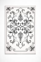 سجادة زخرفية بنقوش فنية متناسقة