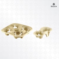 حامل اكواب ورقي 2 او 4 خانات ( 50 حبة )