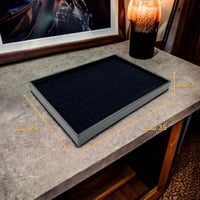 استاند عرض منظم خواتم خاتم بدون غطاء جلد ( حبة واح...