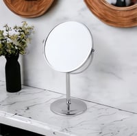 مرآة ذات جهتين كروم دائري