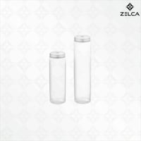 قوارير اكواب بلاستيكية طويلة مع غطاء الومنيوم مع ف...