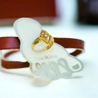 كرت عرض للخواتم بلاستيك شفاف (50حبة) C-0221