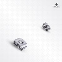 قفل حلق بريمة مثبت شكل فراشة لاكسسوار الحلق بدون ا...