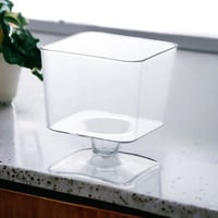 كوب حلى شفاف مربع ( 16 حبة )