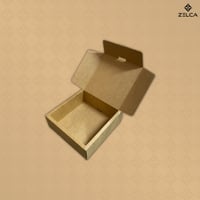 علب بوكس كرافت بغطاء بدون نافذة (12 حبة)