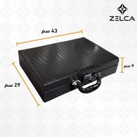 منظم ساعات جلد اسود فاخر عالي الجودة لحفظ الساعات...