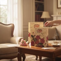 اكياس ورقية متينة للهدايا والمناسبات ( حبة واحدة )