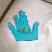 كرت عرض للخواتم ورق مقوى (50حبة) C-0223