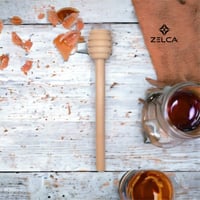 ملعقة عسل خشبية ( 4 حبات )