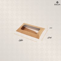 علب توزيعات صغيرة بنافذة (12 حبة)