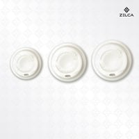 غطاء اغطية لاكواب ورقية لون ابيض (50 حبة)