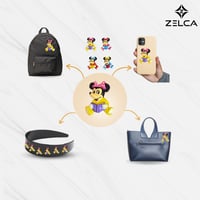 احجار ميكي صغيرة للتزيين مشكل ( 12 حبة )