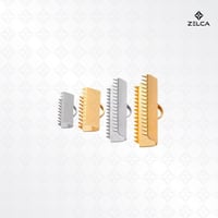 مشبك مسنن مجوف لعمل وصنع الاكسسوارات ( 50 حبة )