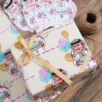 ورق تغليف عيد ميلاد ( عبد المجيد )